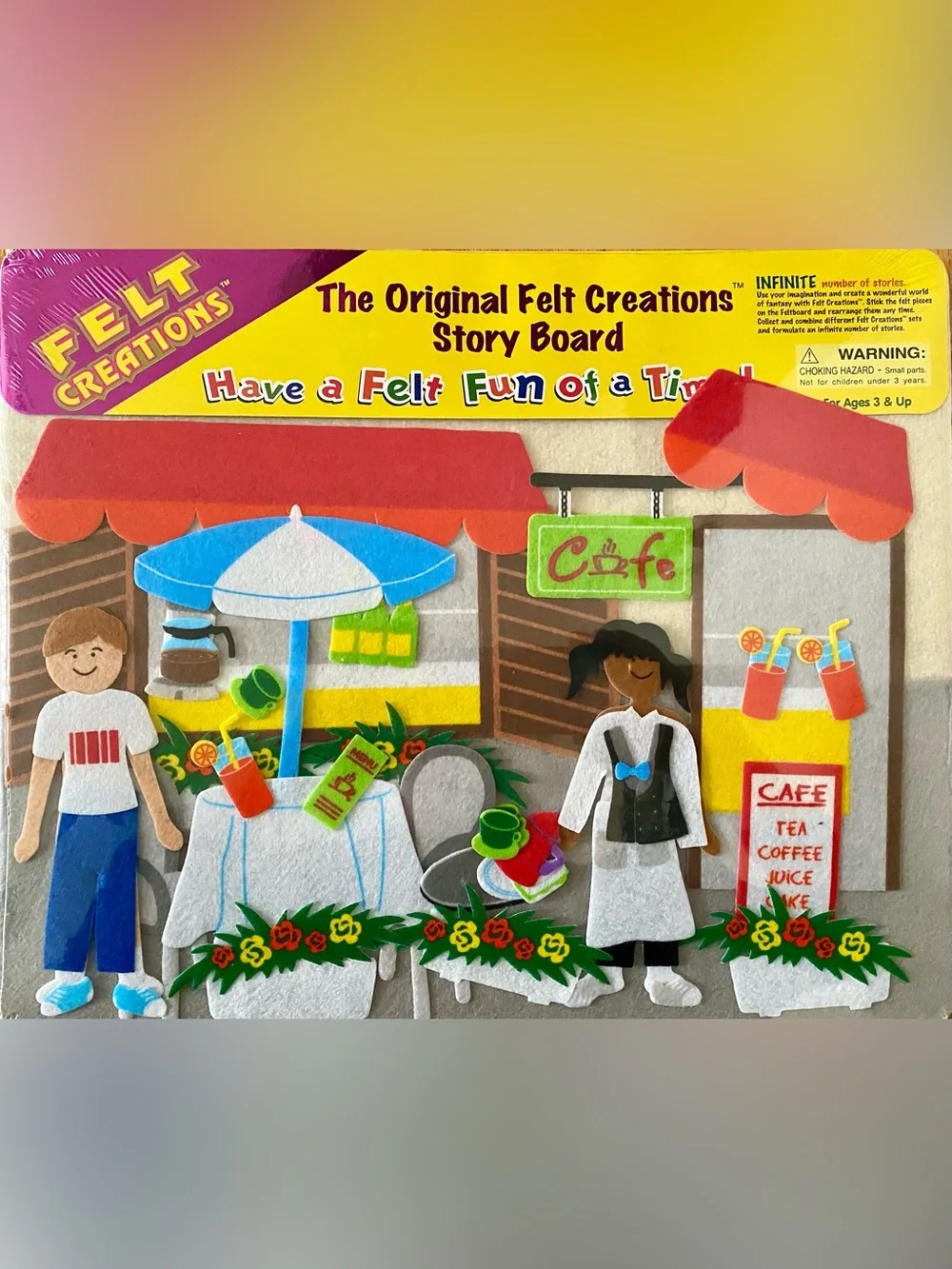 Deluxe 5 Piece Set Original Felt Creations Story Board Busy Book